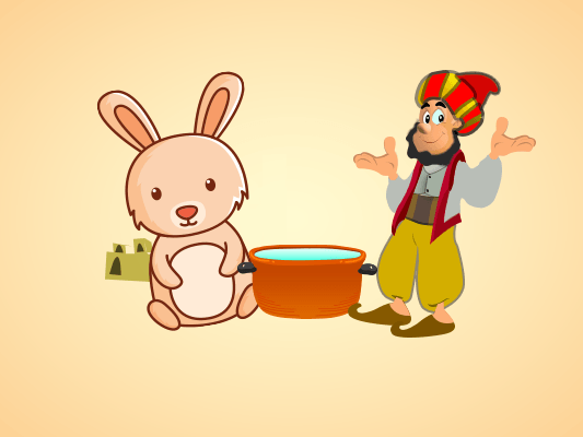 قصة جحا ومرق الأرنب