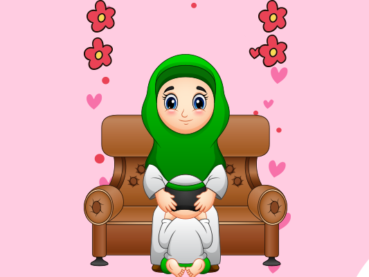 قصة أحب أمي مصورة للاطفال