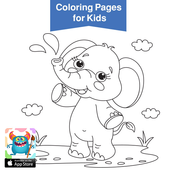 Cute Baby Animals Coloring Pages Printable بالعربي نتعلم