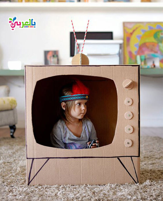Cardboard Easy Paper Crafts For Kids Art With Cardboard بالعربي نتعلم