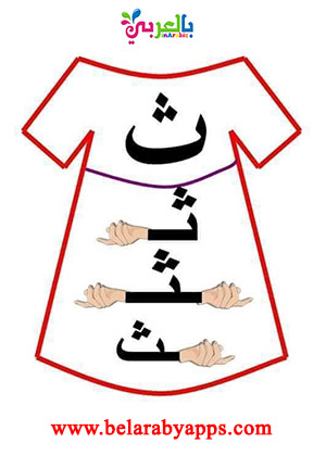 بطاقات الحروف الهجائية للأطفال في اول الكلمة وسطها وآخرها مواضع الحروف بالعربي نتعلم