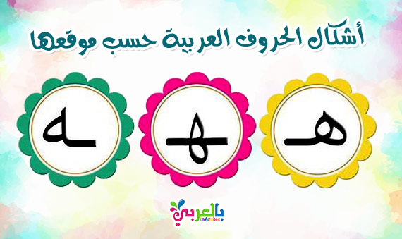 أشكال الحروف العربية حسب موقعها من الكلمة مواضع الحروف للاطفال بالعربي نتعلم