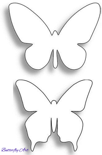 butterfly template pattern