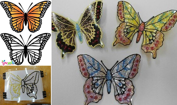 How to Make Glitter Butterfly from Plastic Bottles