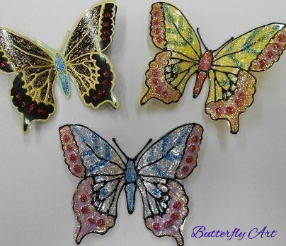 How to Make Glitter Butterfly from Plastic Bottles