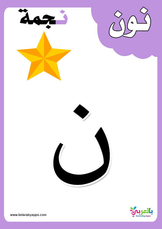 بطاقات الحروف العربية مع الصور للاطفال تعليم اطفال الحروف الهجائية مع الكلمات بالعربي نتعلم
