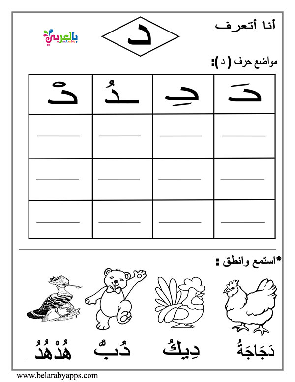 قصة حرف الدال من قصص الحروف العربية للاطفال ⋆ تطبيق حكايات بالعربي