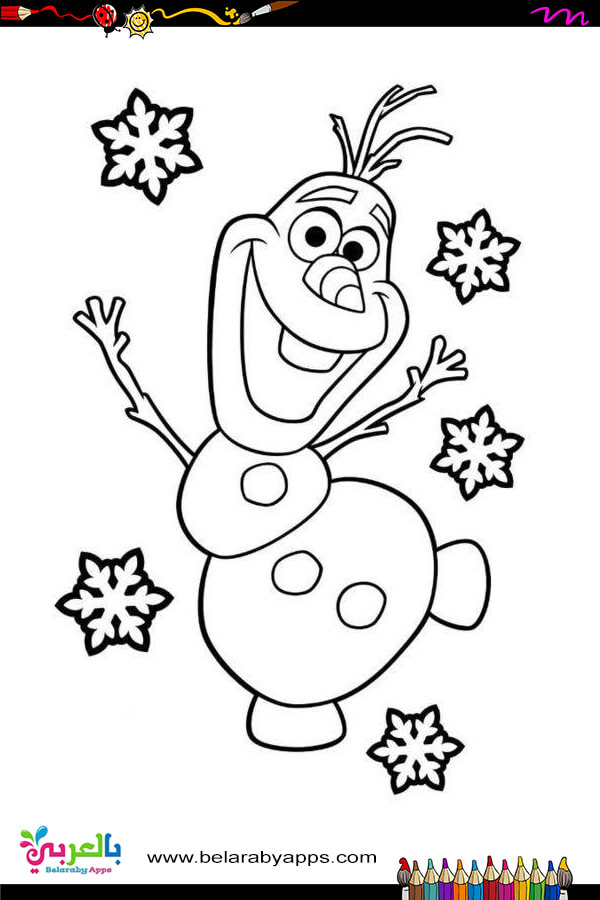 free printable snowman coloring pages for kids ⋆ belarabyapps