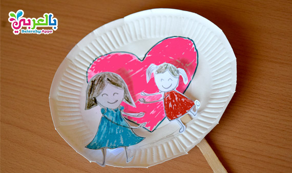 فكرة هدية جميلة توزيعات للروضة يوم الأم - Mother`s Day Love Crafts For Kids