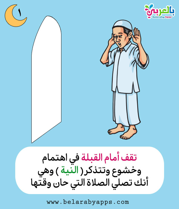 تعليم الصلاة للاطفال بالصور كيفية الصلاة للطفل المسلم بالعربي نتعلم