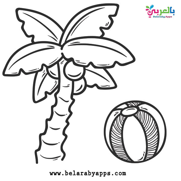 Free Printable Preschool Summer Coloring Pages Belarabyapps