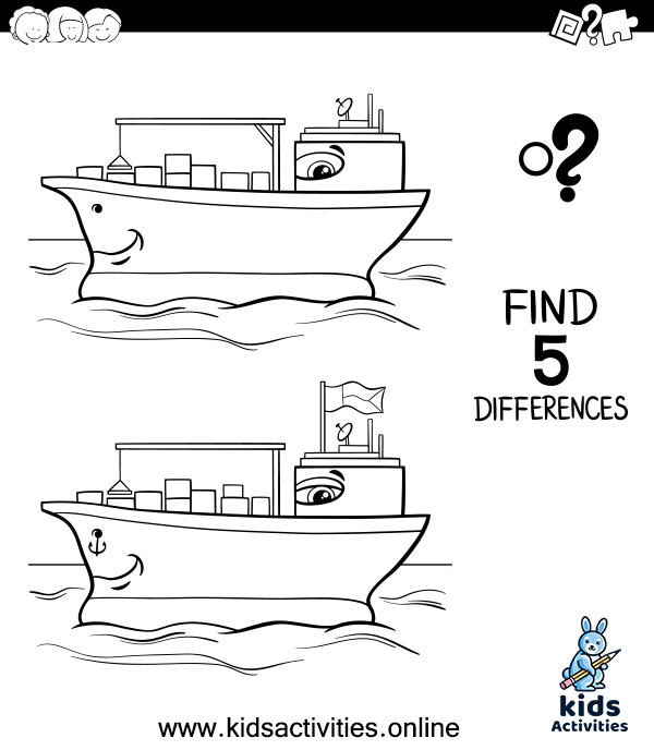 Spot the difference pictures printable Free PDF ⋆ belarabyapps