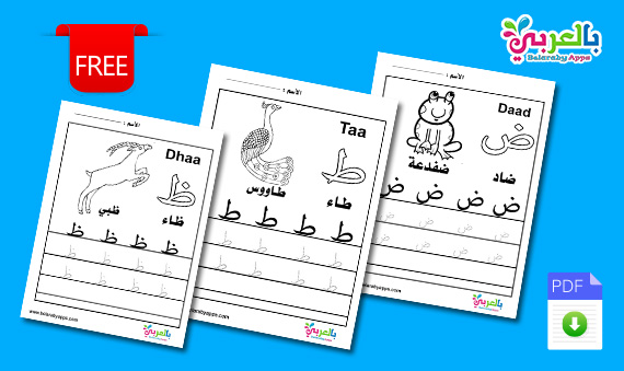 كراسة تعليم كتابة الحروف العربية للاطفال مجانا جاهزة للطباعة بالعربي نتعلم