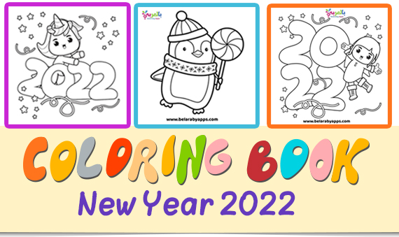 Free Happy New Year Coloring Pages Preschool PDF
