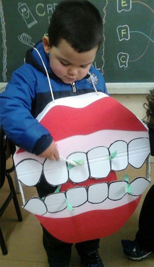 نشاط للاطفال عن نظافة الأسنان