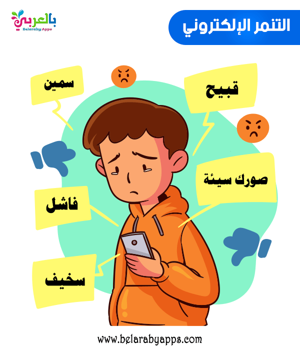 صور وعبارات عن التنمر الالكتروني معا ضد التنمر الإلكتروني بالعربي نتعلم