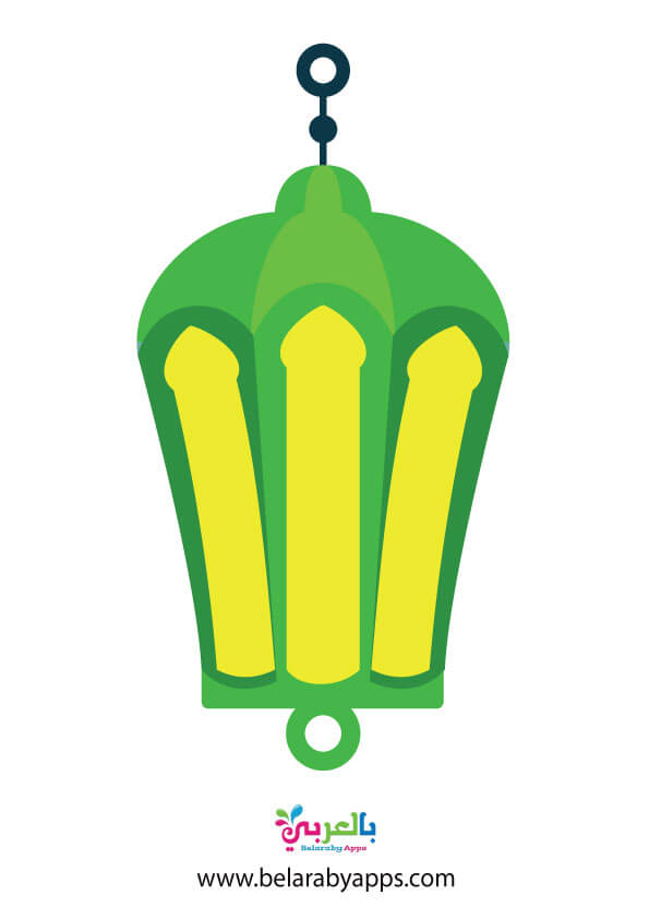 10 رسومات فوانيس ملونة لزينة رمضان .. صور فانوس رمضان