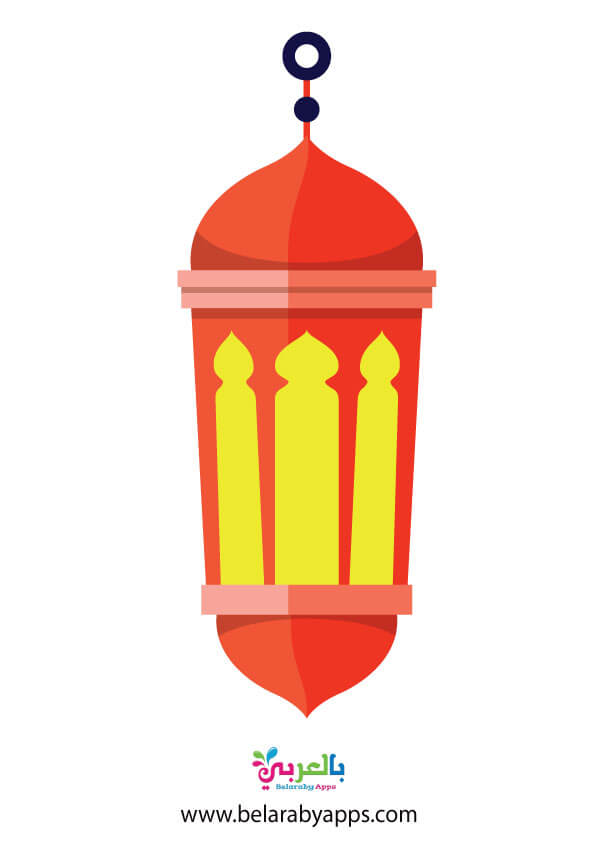 10 رسومات فوانيس ملونة لزينة رمضان .. صور فانوس رمضان